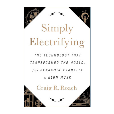 英文原版 Simply Electrifying 电的科学史 从富兰克林的风筝实验到马斯克的特斯拉汽车 精装 英文版 进口英语原版书籍
