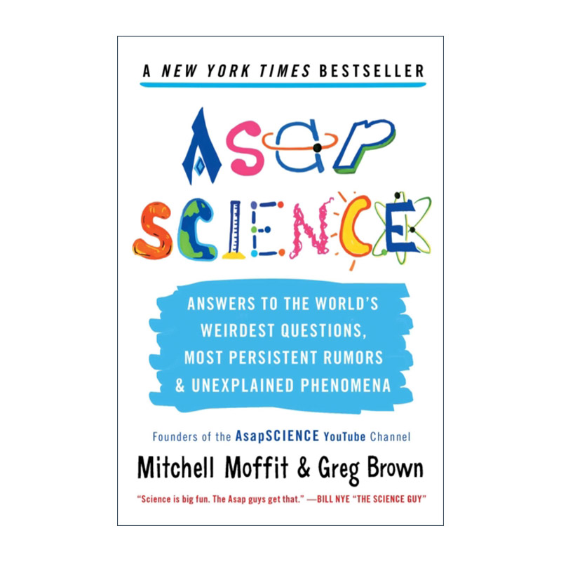 趣味科学 英文原版 AsapSCIENCE 秒懂科普 英文版 进口英语原版书籍