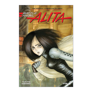 日本同名动漫漫画 英文原版 阿丽塔 Yukito 进口英语原版 Angel 英文版 Battle 书籍 Alita Kishiro木城幸人 战斗天使1