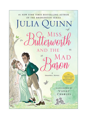 英文原版 Miss Butterworth and the Mad Baron 布里奇顿家族系列人物巴特沃斯小姐和疯狂男爵漫画小说 英文版 进口英语原版书籍