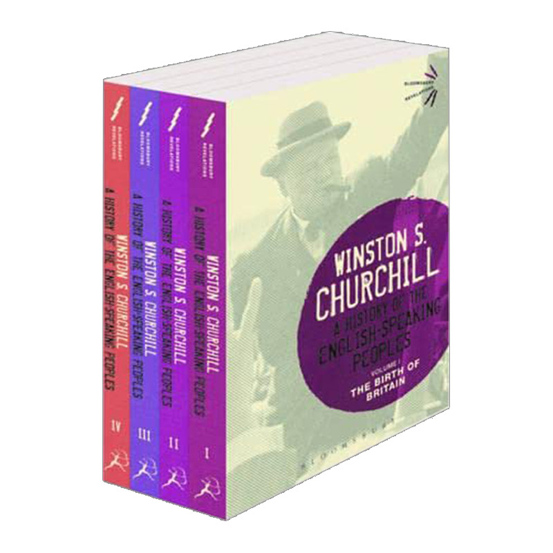 现货 英文原版 A History of the English-Speaking Peoples The Complete Set 英语民族史 温斯顿 丘吉尔 英文版 进口英语书籍