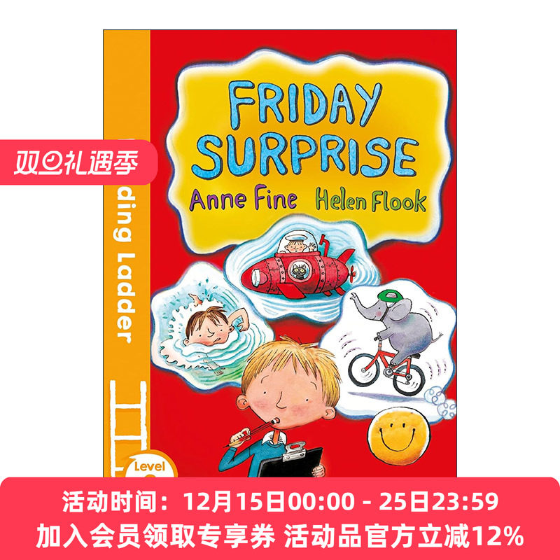英文原版 Reading Ladder Level 3 Friday Surprise 彩色香蕉系列分级读物 周五测试 安妮范恩故事 英文版 进口英语原版书籍