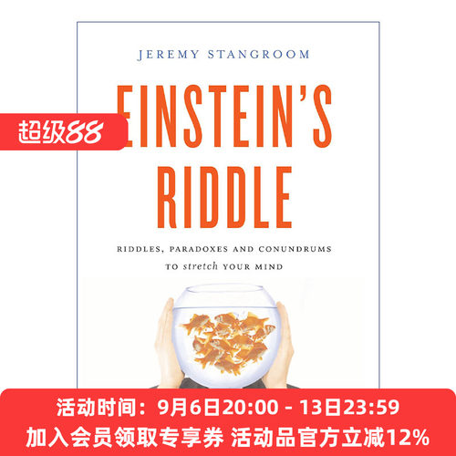 如何破解爱因斯坦的谜题  英文原版 Einstein's Riddle 挑战智商的29个推理难题 杰里米·斯特朗姆 精装 英文版 进口英语原版书籍