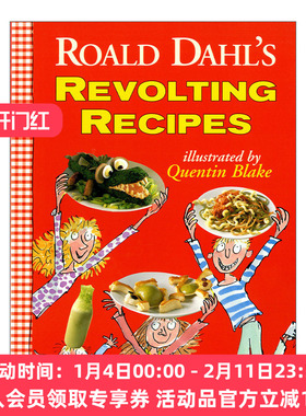 英文原版 Roald Dahl's Revolting Recipes 罗尔德达尔恶心的食谱 儿童幽默工具书 英文版 进口英语原版书籍