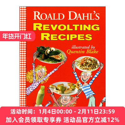 英文原版 Roald Dahl's Revolting Recipes 罗尔德达尔恶心的食谱 儿童幽默工具书 英文版 进口英语原版书籍