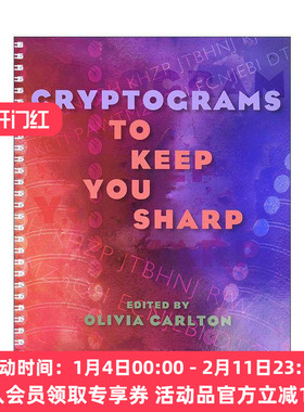 英文原版 Cryptograms to Keep You Sharp 让你保持尖锐的密码学 英文版 进口英语原版书籍