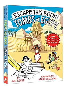 埃及古墓 英文原版 Escape This Book! Tombs of Egypt 英文版 进口英语原版书籍