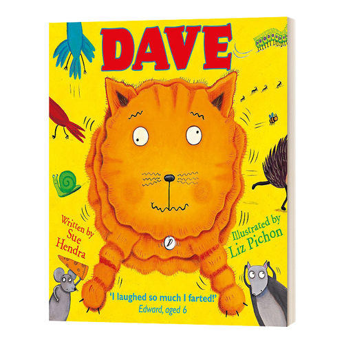 胖猫戴夫 英文原版 Dave 英文版 进口英语原版书籍