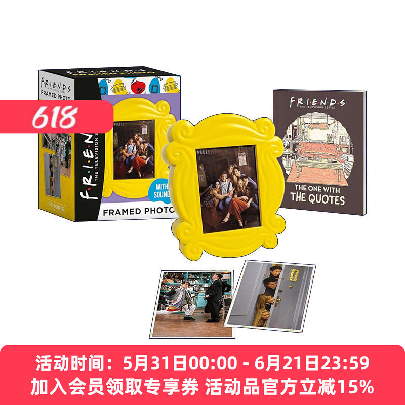 老友记 发声相框照片 英文原版 Friends Framed Photo 英文版 进口英语原版书籍