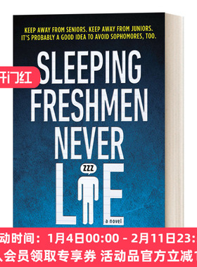 英文原版 Sleeping Freshmen Never Lie 睡觉的新生从不说谎/睡梦中的年青永远不长胡须 David Lubar 青少年自信社交小说 进口书