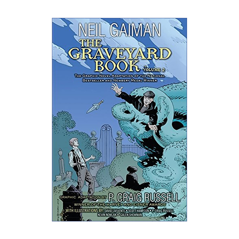 坟场之书全彩漫画小说第二卷  英文原版 The Graveyard Book Graphic Novel Volume 2 精装 尼尔·盖曼 英文版 进口英语原版书籍