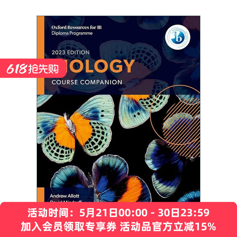 英文原版 Oxford IB Diploma Programme Biology Print Course Book 牛津IBDP考试教材 生物学生用书 英文版 进口英语原版书籍
