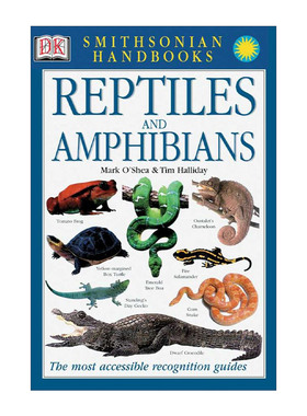 英文原版 DK Handbooks Reptiles and Amphibians 爬行动物和两栖动物 彩色图鉴 DK科普百科 英文版 进口英语原版书籍