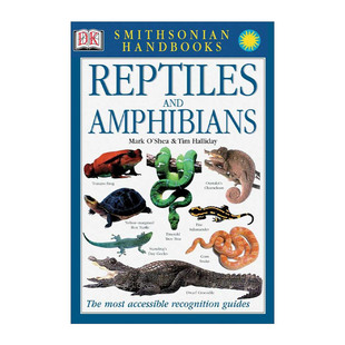 英文原版 DK Handbooks Reptiles and Amphibians 爬行动物和两栖动物 彩色图鉴 DK科普百科 英文版 进口英语原版书籍