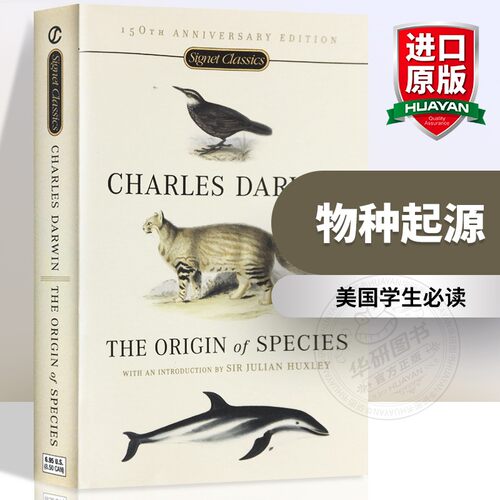 英文原版书正版物种起源