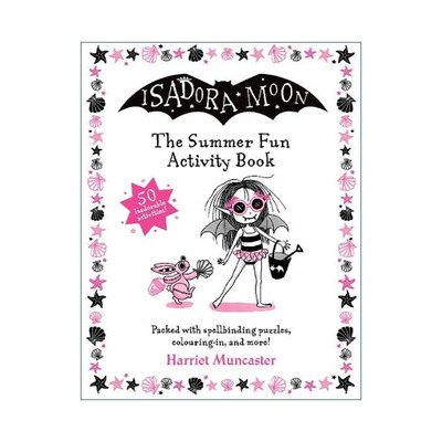 英文原版 Isadora Moon The Summer Fun Activity Book 伊莎多拉月亮夏日活动书 英文版 进口英语原版书籍