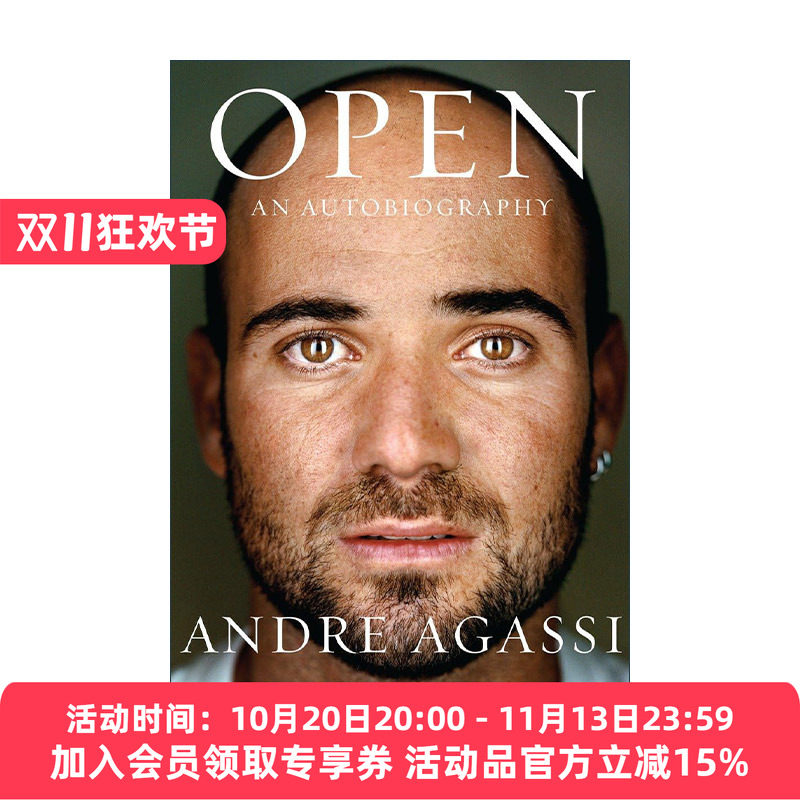 英文原版 Open 网 Andre Agassi安德烈·阿加西自传 精装 英文版 进口英语原版书籍