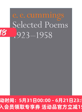 E.E.卡明斯诗选 英文原版 Selected Poems 1923-1958 英文版 进口英语原版书籍