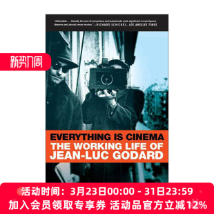 Cinema 一切皆电影 进口英语原版 Everything 书籍 英文版 工作生活 英文原版 戈达尔