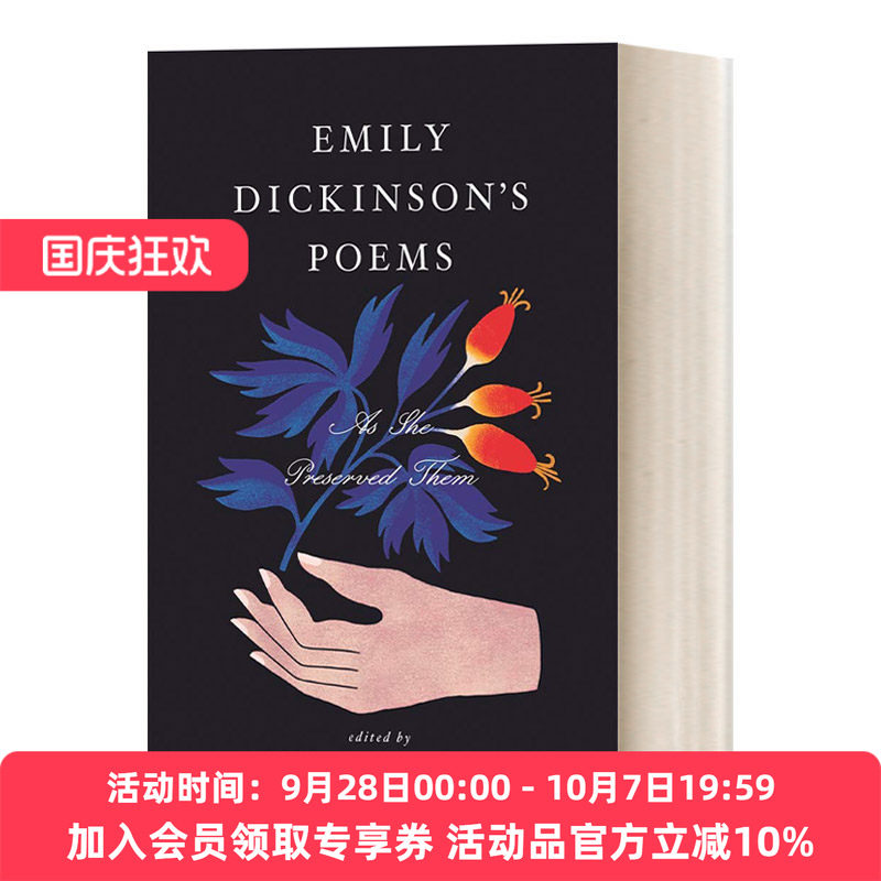 艾米莉 英文原版 Emily Dickinson’s Poems 狄金森诗全集 当她保存它们的时候 英文版 进口英语原版书籍