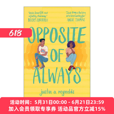 英文原版 Opposite of Always 永远的灿烂当下 青少年爱情奇幻小说 英文版 进口英语原版书籍