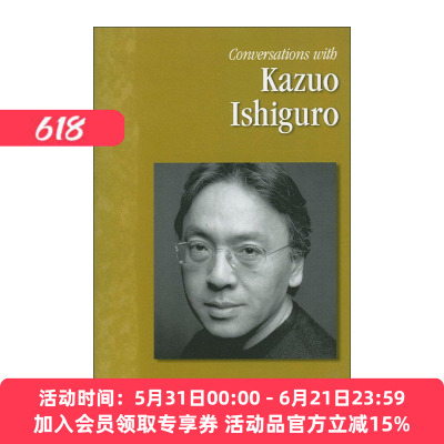英文原版 Conversations with Kazuo Ishiguro 对话石黑一雄 诺贝尔作家访谈录 英文版 进口英语原版书籍