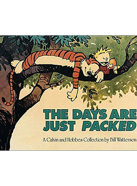 英文原版 The Days Are Just Packed 充实的日子 卡尔文与霍布斯漫画集 英文版 进口英语原版书籍