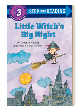 小女巫的大夜晚 英文原版 Step into Reading 3 - Little Witch's Big Night 兰登分级阅读3 英文版 进口英语原版书籍