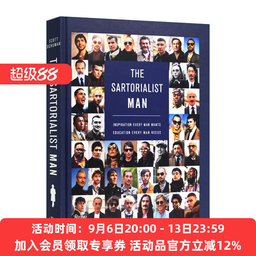 英文原版 Scott Schuman The Sartorialist Man 纽约时尚街拍博客 街头男装 斯科特·斯库曼 英文版