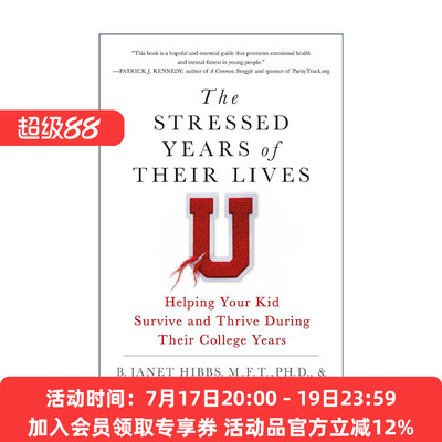 英文原版 The Stressed Years of Their Lives 他们生活中的压力岁月 帮助你的孩子在他们的大学生活中生存和发展 进口英语书籍