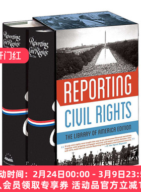 民权报告 英文原版 Reporting Civil Rights 美国图书馆版 两册盒装 Two-volume boxed set 英文版 进口英语原版书籍