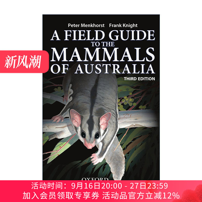 英文原版 Field Guide to Mammals of Australia 澳大利亚哺乳动物野外指南 英文版 进口英语原版书籍