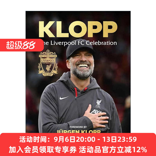 英文原版 Klopp 尤尔根·克洛普 精装豪华画册传记 利物浦主教练 英文版 进口英语原版书籍