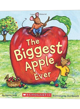 史上最大的苹果 英文原版 The Biggest Apple Ever 儿童绘本 Steven Kroll 英文版 进口英语原版书籍