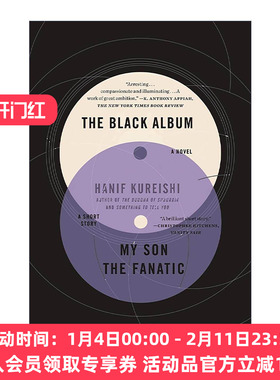 英文原版 The Black Album with My Son the Fanatic 黑色唱片和我狂热的儿子 哈尼夫·库雷西 英文版 进口英语原版书籍