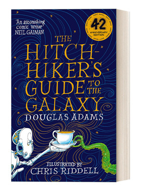 英文原版 The Hitchhiker's Guide to the Galaxy Illustrated Edition 银河系漫游指南 42周年插画版 英文版 进口英语原版书籍