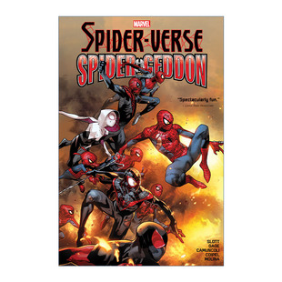 Geddon 精选集 英文原版 Verse 英文版 书籍 蜘蛛宇宙 Slott Omnibus Spider 精装 漫威漫画 蜘蛛军团 进口英语原版 Dan