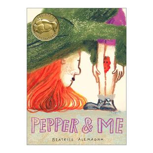 书籍 进口英语原版 儿童精装 Pepper 绘本 小伤疤 再见 英文版 英文原版 伤疤 一只狮子在巴黎作者贝娅特丽丝·阿勒玛尼娅 故事
