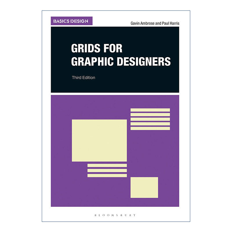 网格设计  英文原版 Grids for Graphic Designers 平面设计基础教程 加文?安布罗斯 保罗?哈里斯 英文版 进口英语原版书籍