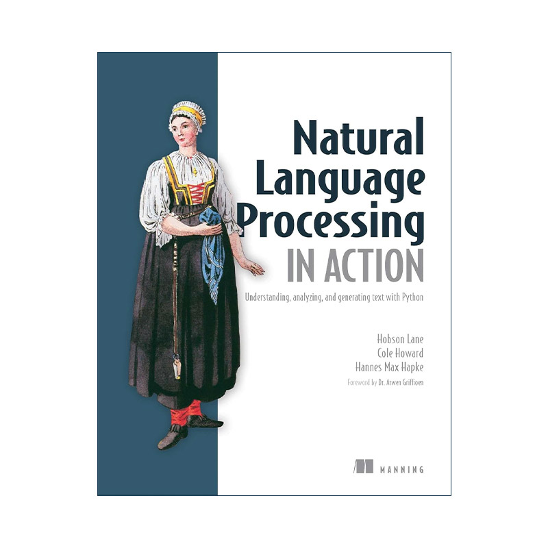 英文原版 Natural Language Processing in Action 自然语言处理实战 利用Python理解、分析和生成文本 英文版 进口英语原版书籍