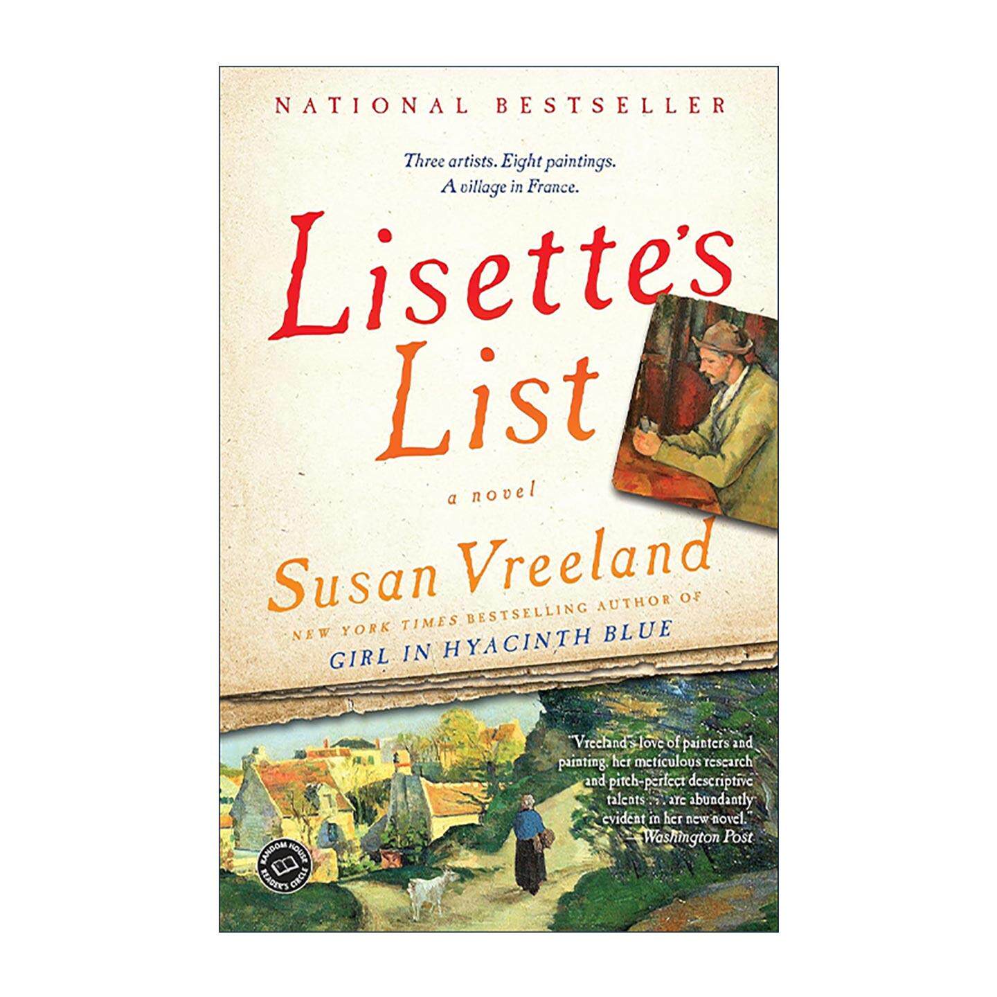 英文原版 Lisette's List 莉莎特的清单 战时历史小说 穿风信子蓝的少女作者Susan Vreeland 英文版 进口英语原版书籍