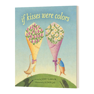 如果吻是五颜六色的 英文原版 If Kisses Were Colors 绘本 纸板书 英文版 进口英语原版书籍