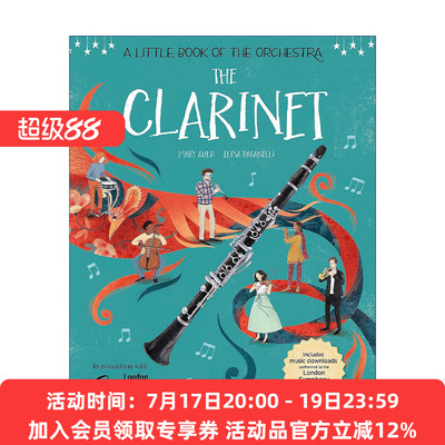 乐团小册子  英文原版 A Little Book of the Orchestra: The Clarinet 单簧管 儿童启蒙精装绘本 英文版 进口英语原版书籍