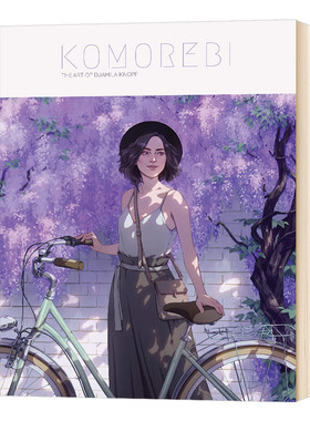 华研原版 Djamila Knopf 插画艺术集 英文原版 Komorebi The Art of Djamila Knopf 插画集动漫梦幻日漫 英文版进口英语书籍