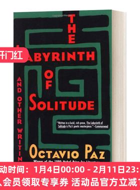 英文原版 The Labyrinth of Solitude 孤独的迷宫 诺贝尔文学奖 奥克塔维奥·帕斯 英文版 进口英语原版书籍