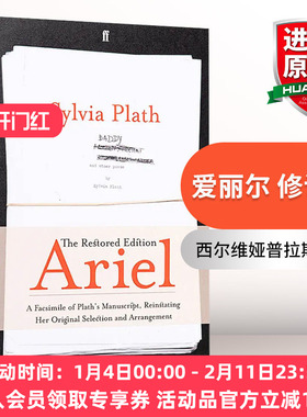 英文原版 Ariel The Restored Edition 西尔维娅普拉斯诗集 爱丽尔 英文版 修订版 进口英语原版书籍