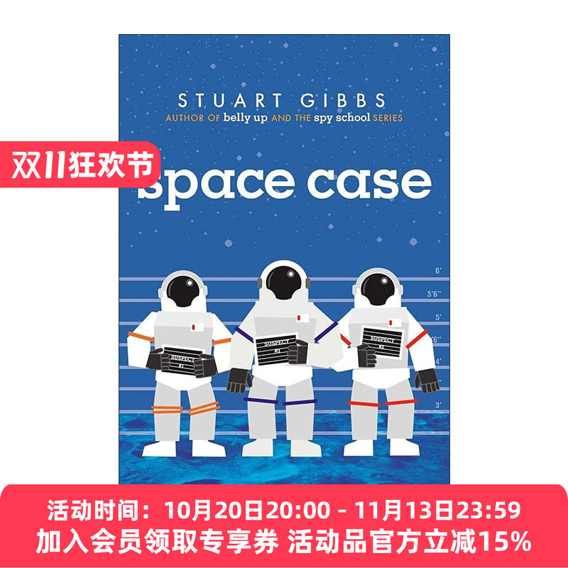 英文原版 Space Case 太空谜案1 月球基地阿尔法 精装 英文版 进口英语原版书籍