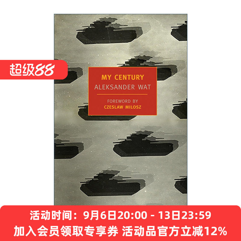 英文原版 My Century New York Review Books Classics 我的世纪 东欧前苏联历史 传记 Aleksander Wat 英文版 进口英语原版书籍