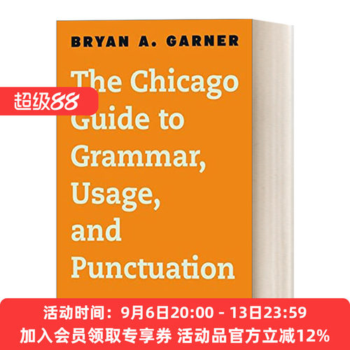 英文原版The Chicago Guide to Grammar Usage and Punctuation 芝加哥大学英语语法 用法和标点符号指南 芝加哥写作指南系列进口