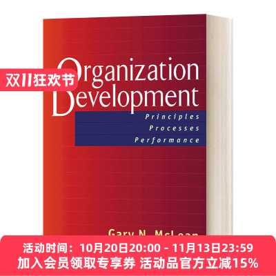 组织发展 英文原版 Organization Development 原则 过程 绩效 含对比图和体系图 精装 英文版 进口英语原版书籍